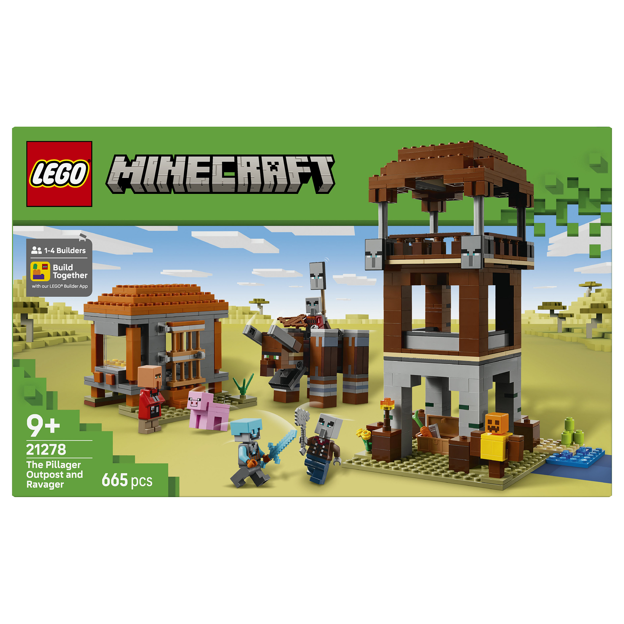 LEGO Minecraft The Pillager Outpost and Ravager - 27