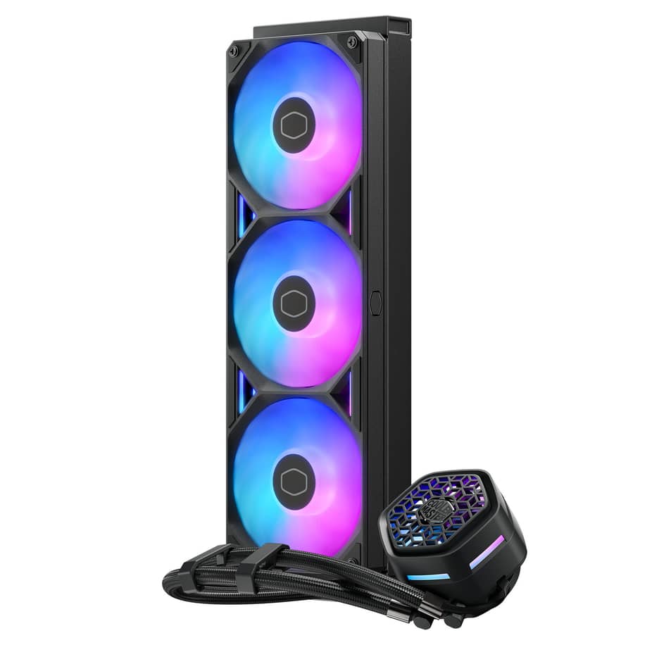 Ftohës për Procesor Cooler Master MasterLiquid Atmos II 360 VRM / 360mm / AIO / ARGB / VRM Fan - Zezë - 2