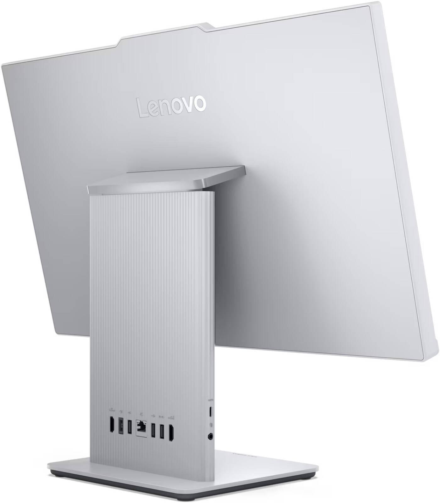 AIO Lenovo IdeaCentre 24IRH9 / Core i5-13420H / 16GB DDR5 / 512GB / 23.8" Ful HD IPS 100Hz / Intel UHD / Tastierë + Maus - Cloud Grey - 3