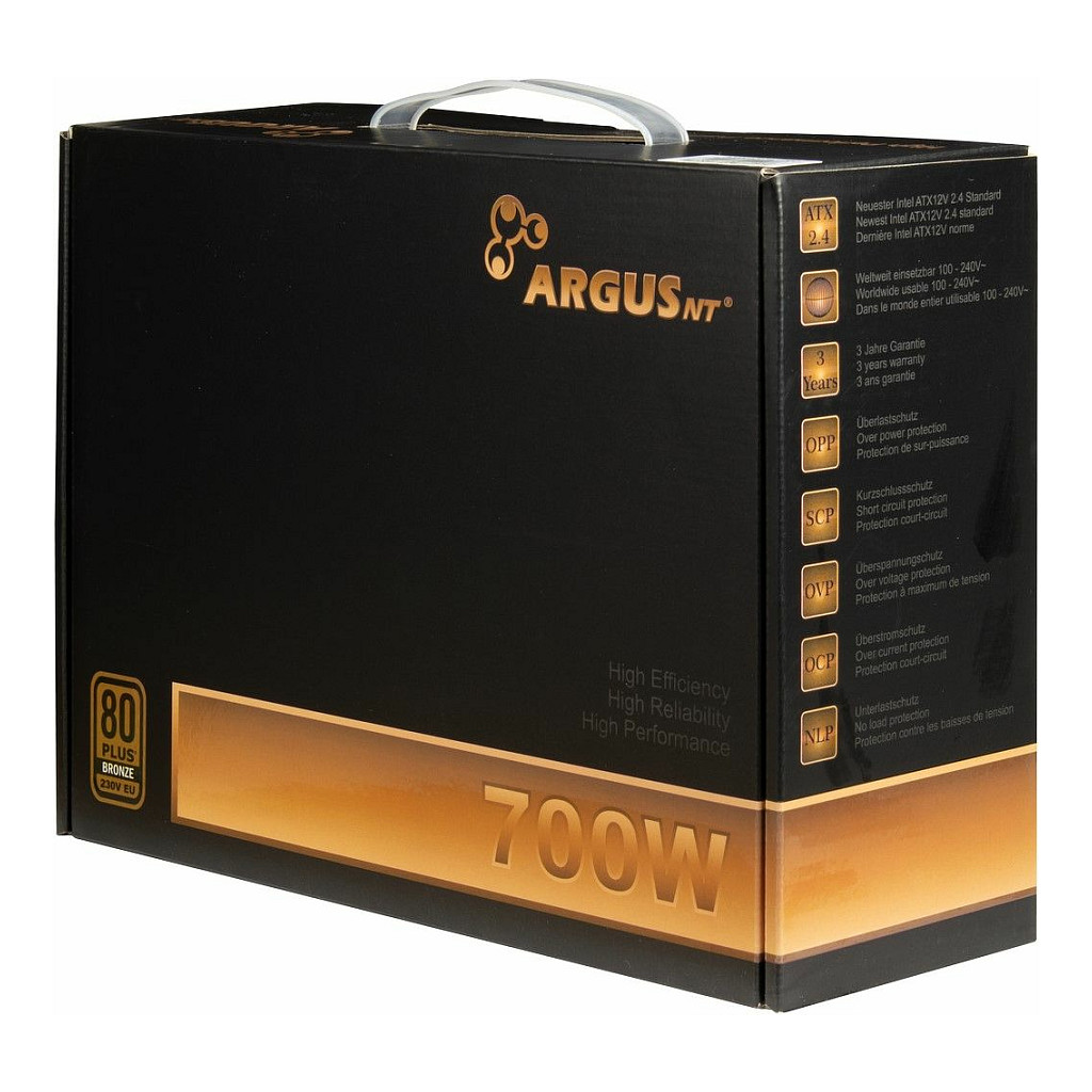 Furnizues Energjie Inter-Tech Argus BPS-700 / 700W / ATX / 80 PLUS Bronze / Non Modular – Zezë - 5