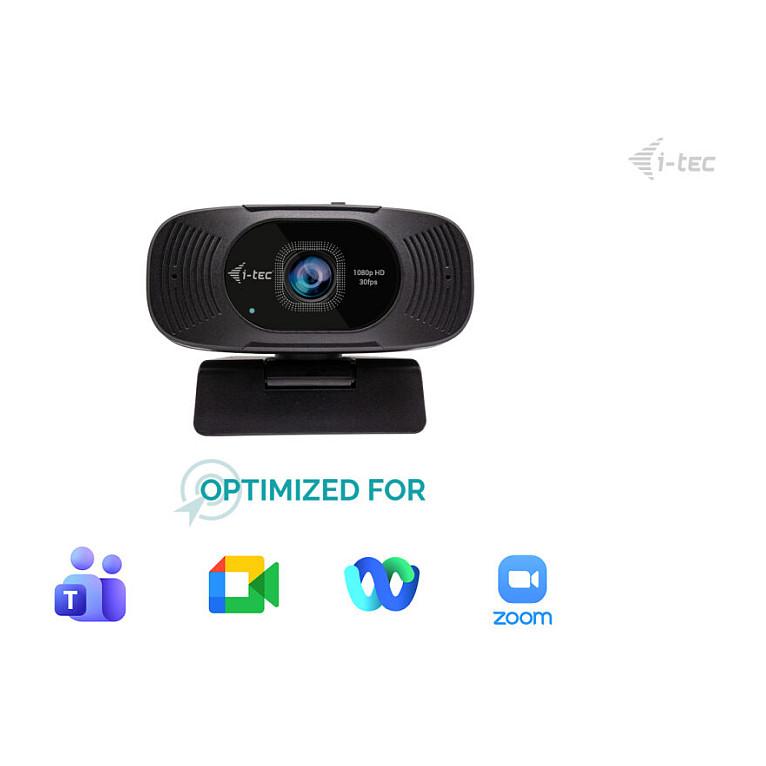 Webcam i-tec SOLOMON 200 / Full HD 1080p / 85° / Autofokus / 2 Mikrofona / Mbulesë Privatësie - Zezë - 7