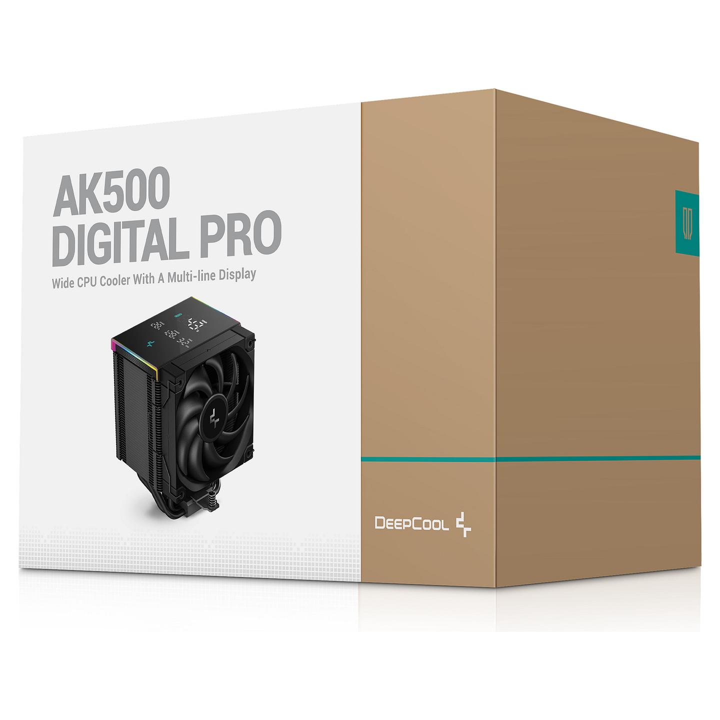 Ftohës për Procesor DeepCool AK500 Digital Pro / 120mm / Air Cooler – Zezë - 10