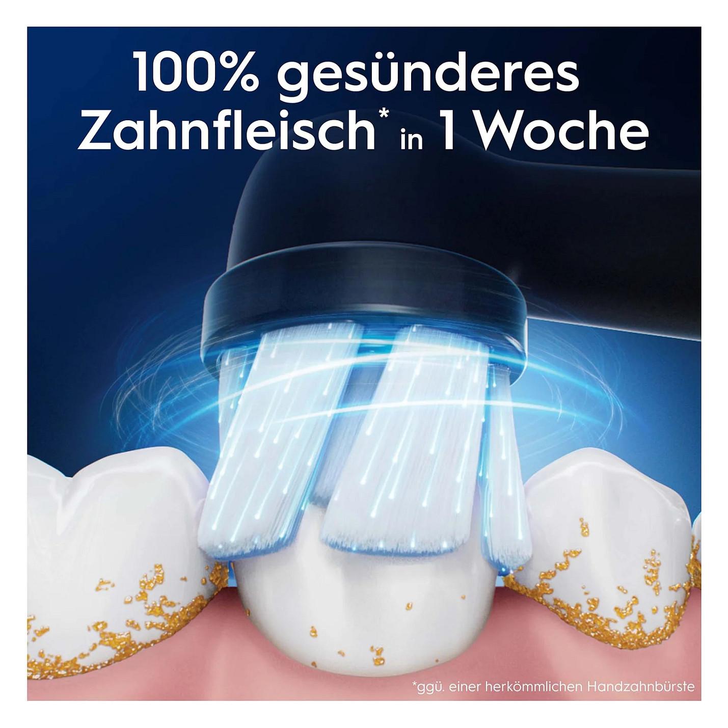 Koka zëvendësuese Oral-B iO Gentle Care, 4 copë - Zezë - 2