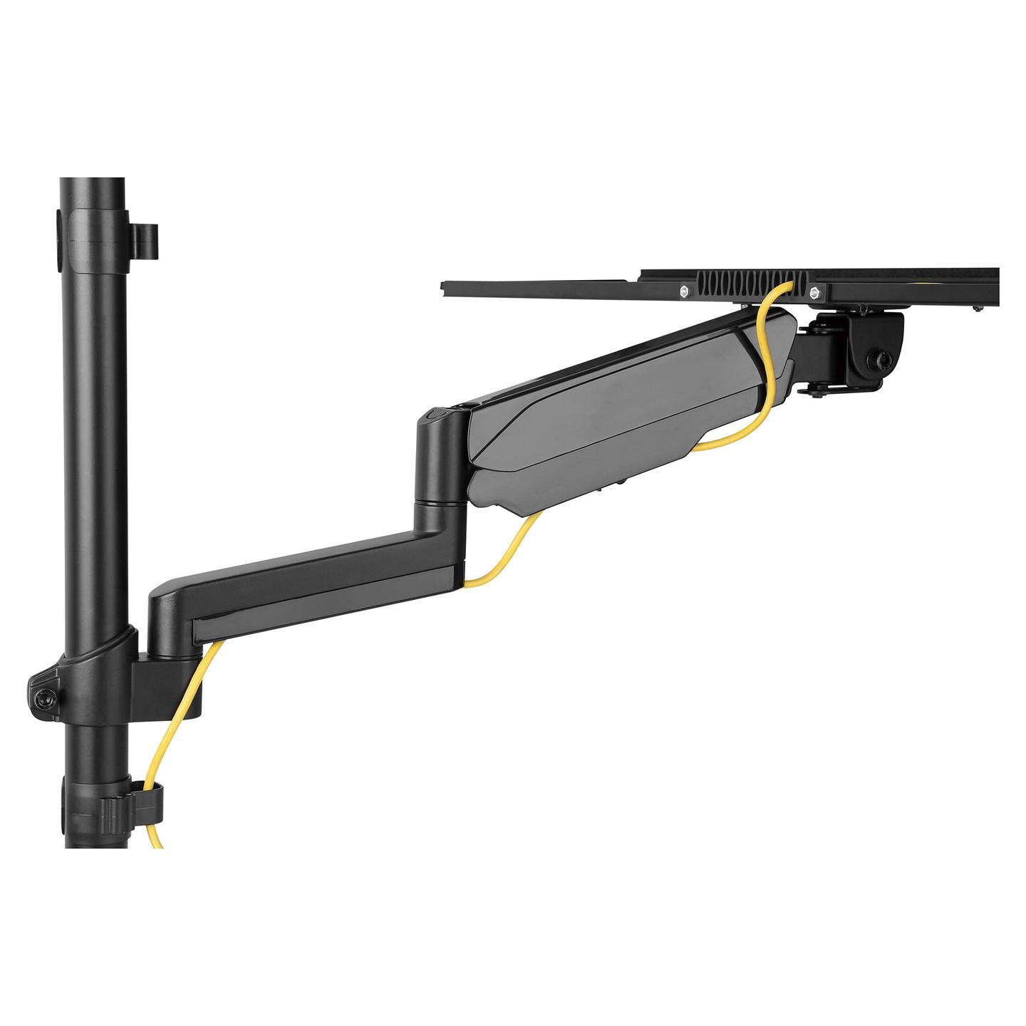 Mbajtëse për Monitor DIGITUS DA-90372 / 1 Monitor / 17"-32" / 8kg / VESA 75x75-100x100 / Montim në Mur / Sit-Stand - Zezë - 6