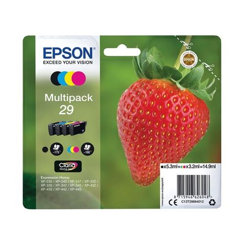 INK Epson 29 / C13T29864012 / 4 x 3.7ml – Shumëngjyrësh
