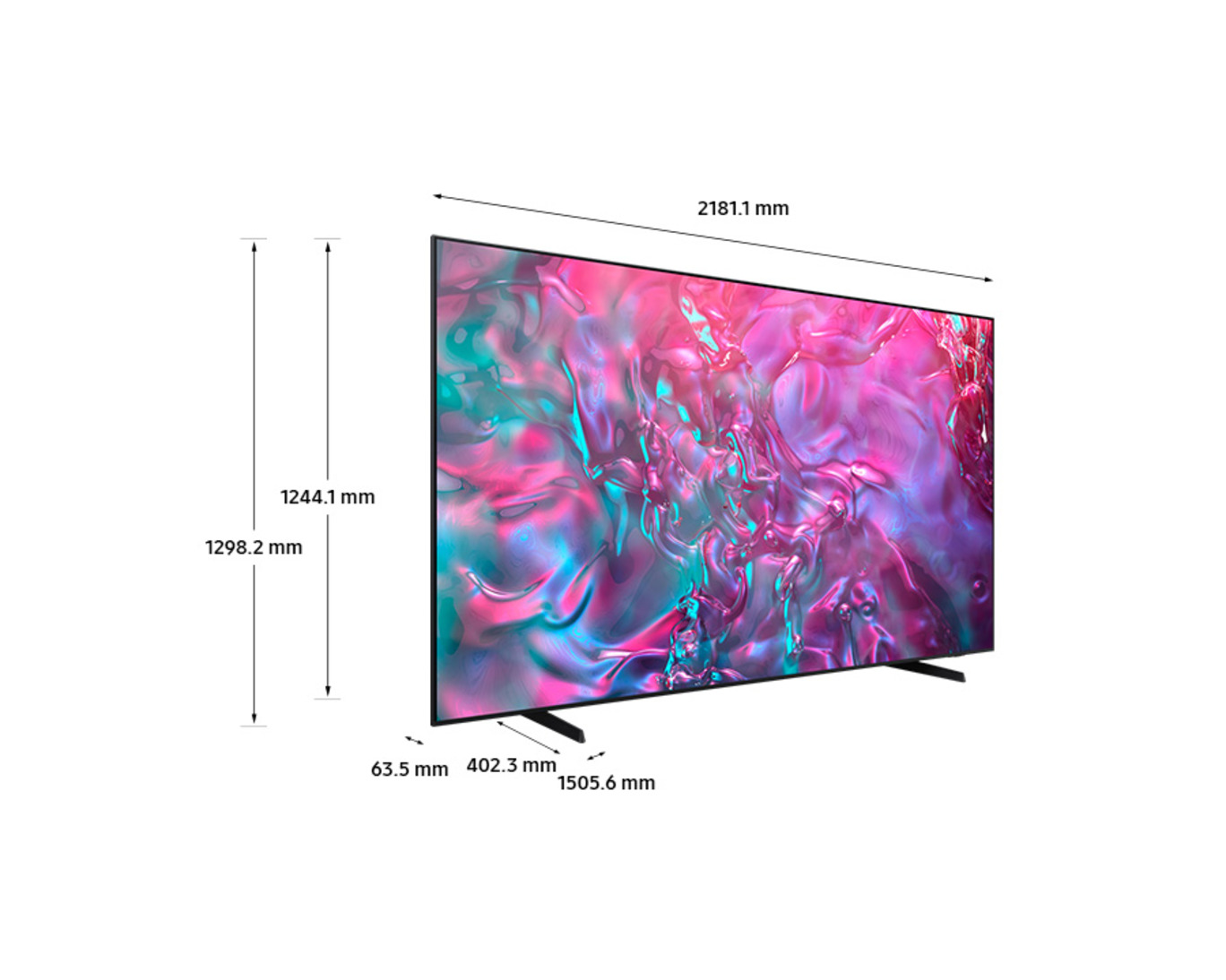 Smart TV Samsung UE98DU9072UXXH (2026) / 98"/ 4K Ultra HD / LED / HDR 10+ / 100Hz / Tizen OS - Zezë - 2