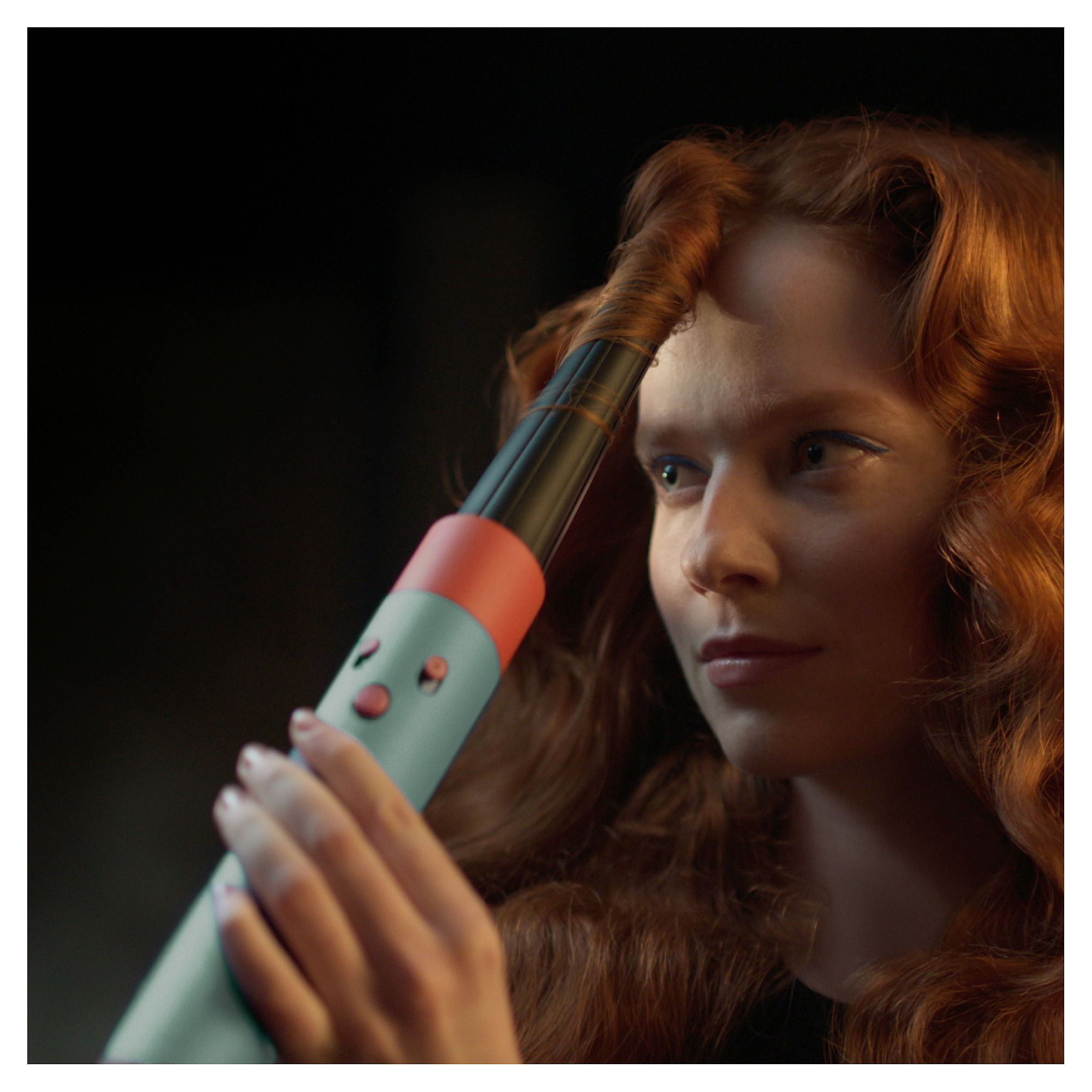 Stilues për flokë me ajër Dyson Airwrap i.d. Curly+Coily / Coanda / Bluetooth / 6-në-1 / 1300 W – Zezë/Portokalli/Gjelbër - 11