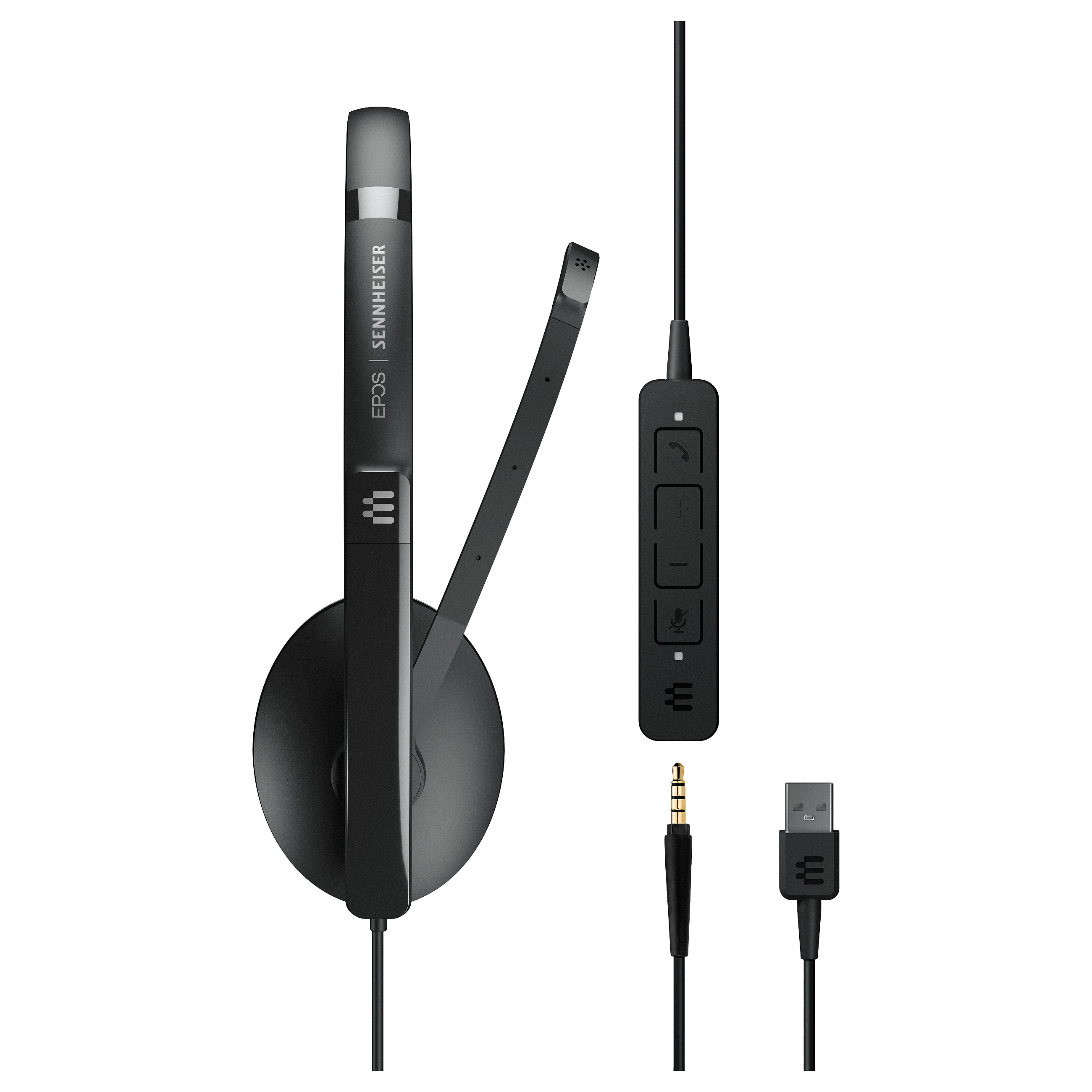 Kufje me kabllo EPOS ADAPT 135 USB II / USB-A / Business Headset / Mikrofon – Zezë - 5