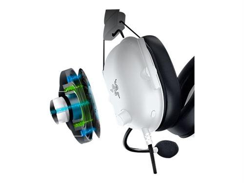 Kufje Gaming Razer BlackShark V2 X, Wired, 7.1 Surround Sound, Razer TriForce 50 mm, 3.5 mm – Bardhë , Zezë - 2