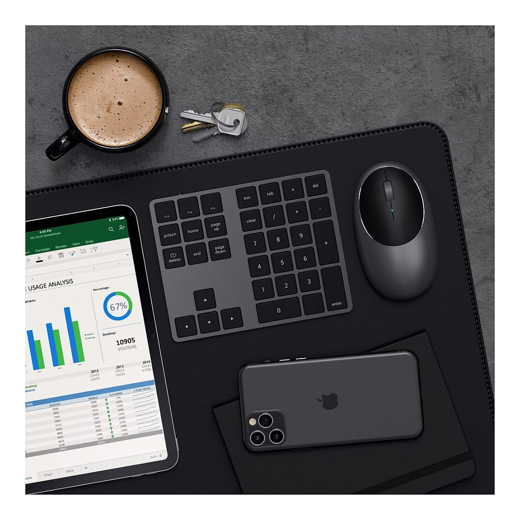 Aksesorë për Tastierë Satechi Extended Keypad / 34 Taste / Bluetooth / USB-C - Hiri - 7