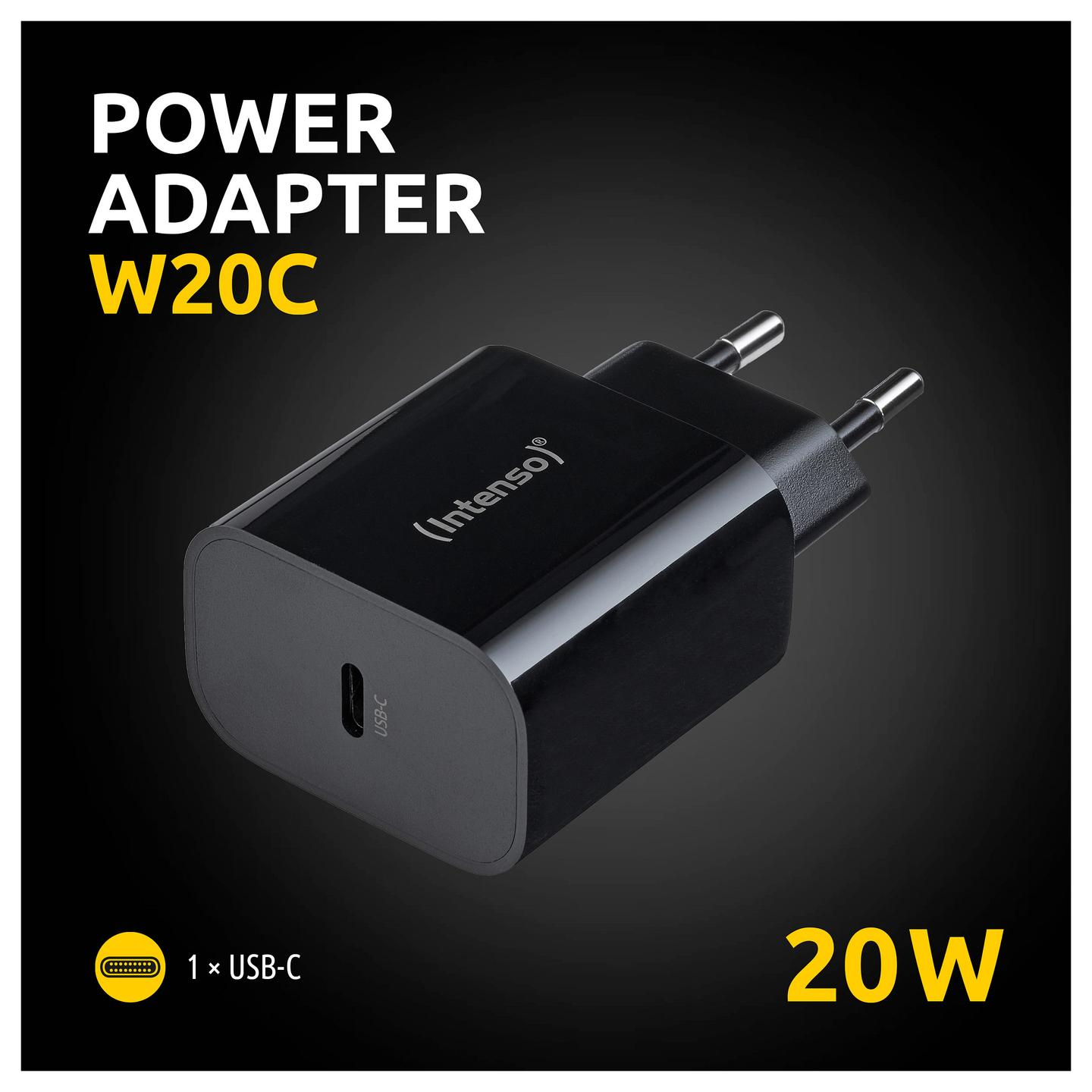 Adapter Intenso W20C / USB-C / 20W / PD 3.0 / PPS / QC 4.0 - Zezë - 2