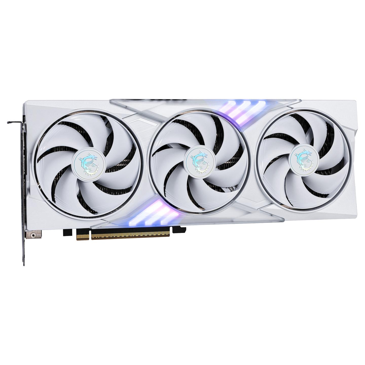 Kartelë Grafike NVIDIA MSI GeForce RTX 5060 Ti GAMING TRIO OC, 16GB GDDR7, 128-bit, PCIe 5.0 x16, 3xDP 2.1b, HDMI 2.1b - Bardhë - 3