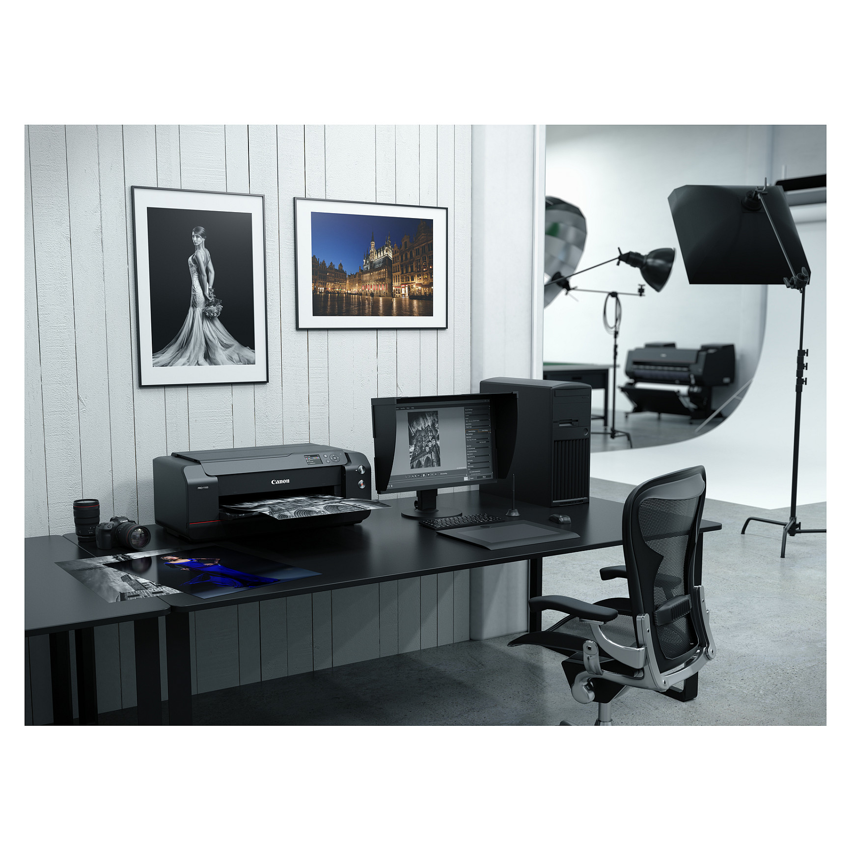 Printer për Foto Canon imagePROGRAF PRO-1100 / Inkjet / 2400 × 1200 DPI / A2+ / Wi-Fi - Zezë - 8