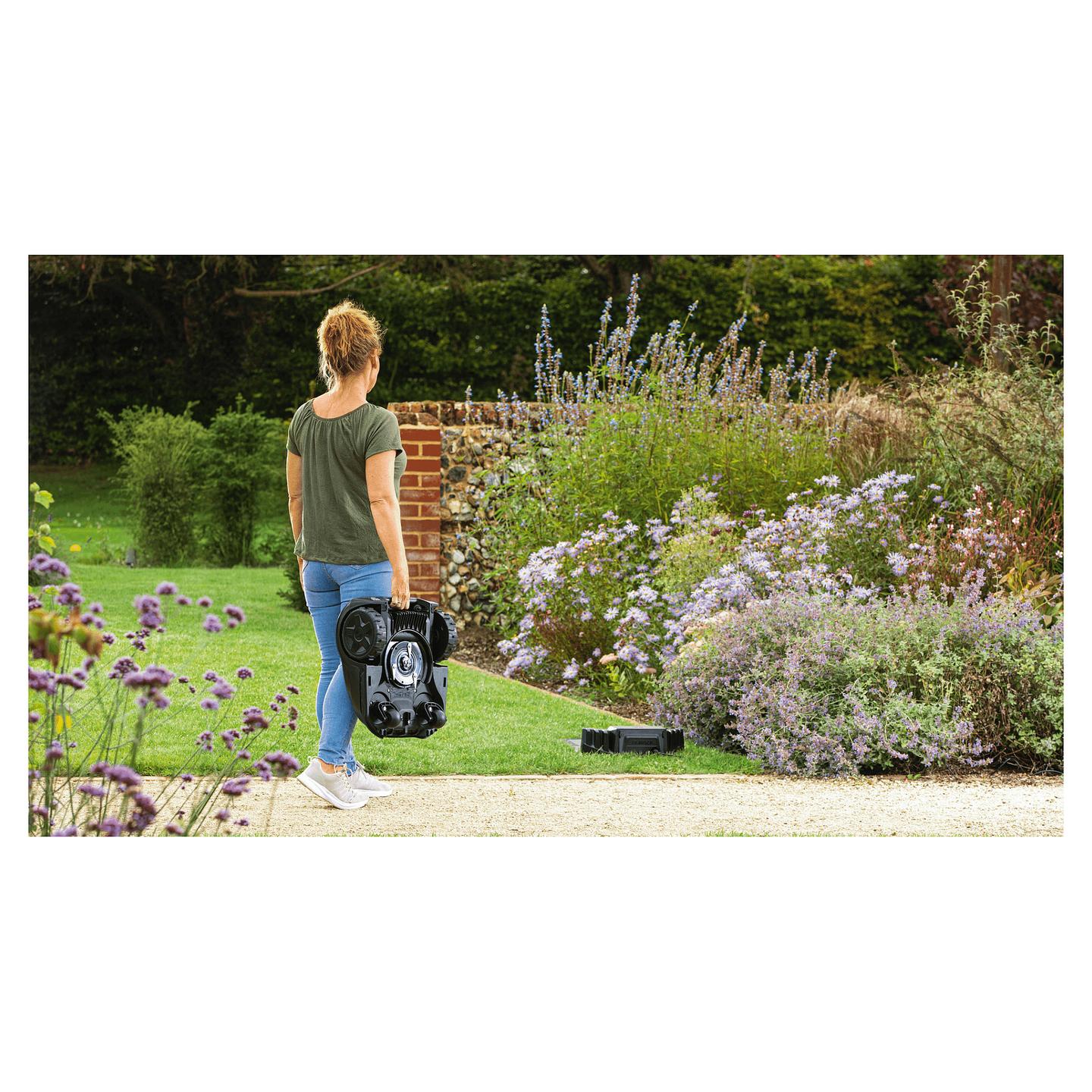 Kositëse Robotike Bosch Indego S+ 500, deri në 500m², 19cm, 30–50mm, 18V, LogiCut, SmartMowing - Gjelbër/Zezë - 6