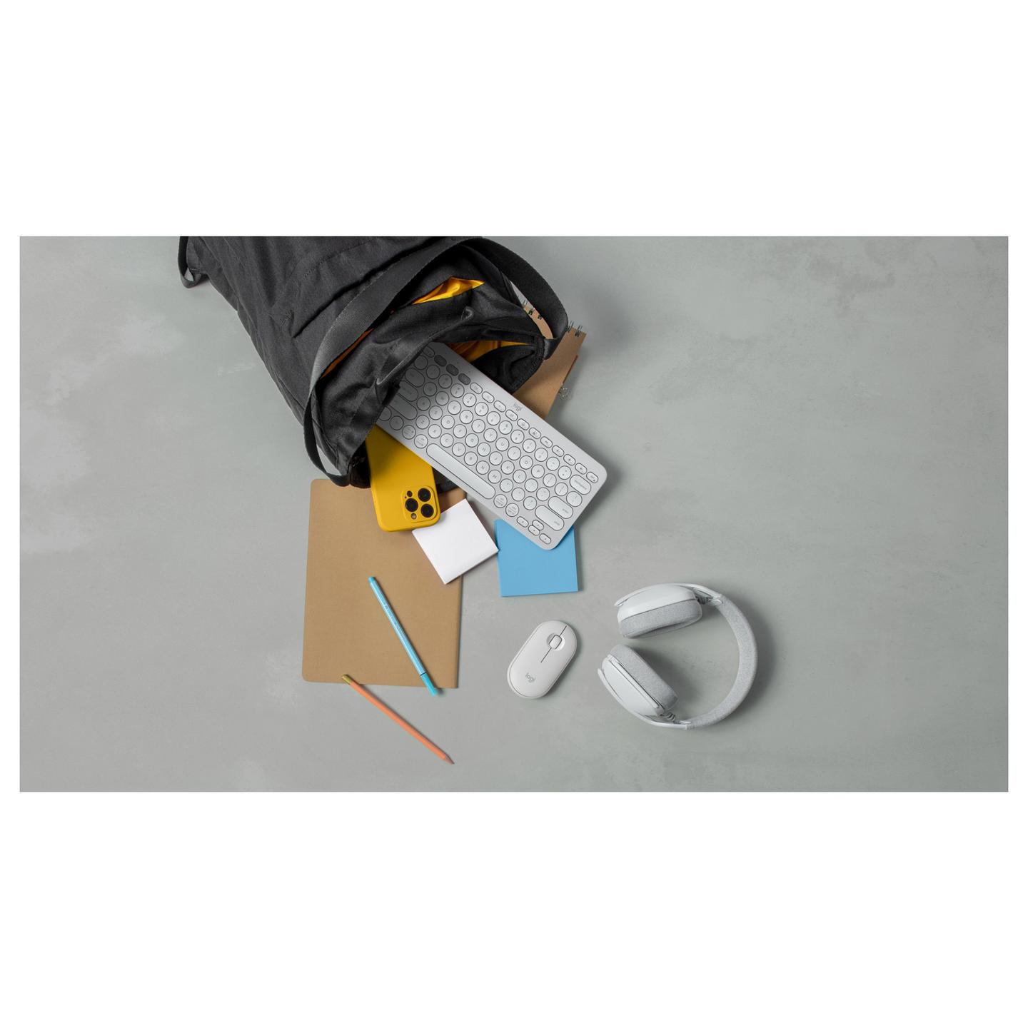 Maus pa kabllo Logitech Pebble 2 M350s / Bluetooth 5.2 / 400-4000 DPI / 3 butona - Bardhë - 17