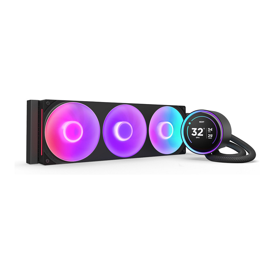 Ftohës për Procesor NZXT Kraken Elite 420 RGB / 420mm / AIO / RGB / LCD - Zezë
