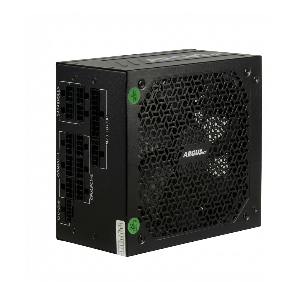 Furnizues Energjie Inter-Tech ArgusNT HA-850BA3 / 850W / ATX / 80 PLUS Platinum / ATX 3.1 / Fully Modular – Zezë
