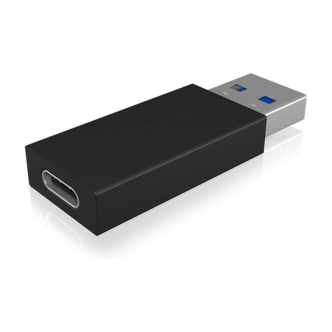 Adapter ICY BOX IB-CB015 / USB-A Mashkull → USB-C Femër / USB 3.1 Gen 2 / 10 Gbit/s - Zezë - 8