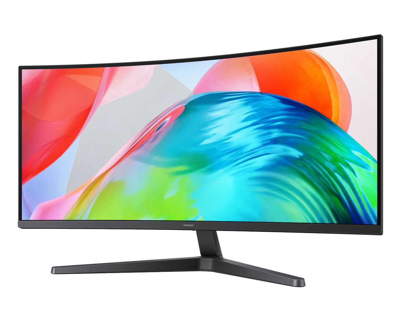 Monitor Samsung S34H550GAU / 34" / UWQHD VA / 120 Hz / 5 ms / HDMI + DisplayPort / Curved - Zezë - 2