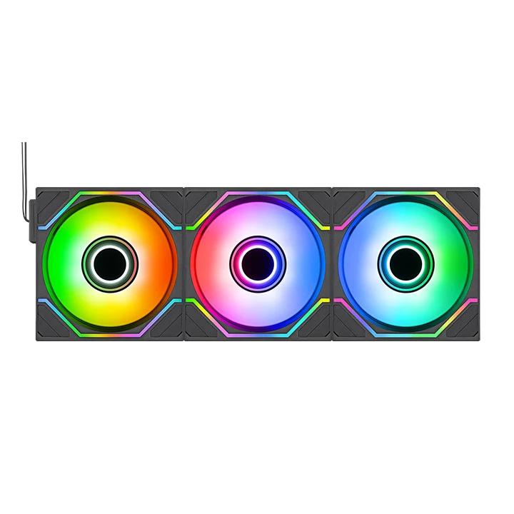 Ftohës për Kasë Thermaltake SWAFAN 140 EX INFINITY ARGB Sync / 3x 140mm / 1800RPM / 85.2 CFM / 2.75mm-H2O / ARGB - Bardhë - 2