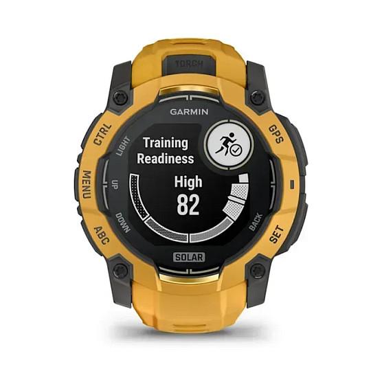 Orë e mençur Garmin Instinct 3 Solar, 50mm, GPS, Karikim Solar, 10 ATM – Portokalli/Hiri - 14