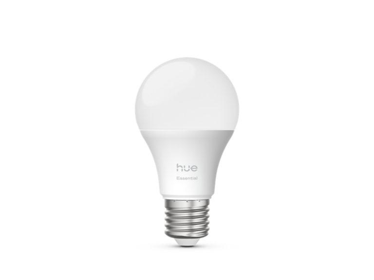 Dritë e Mençur Philips Hue Essential A60, E27, 806lm, 8W, 2200–6500K, Bluetooth + Zigbee - Bardhë - 2
