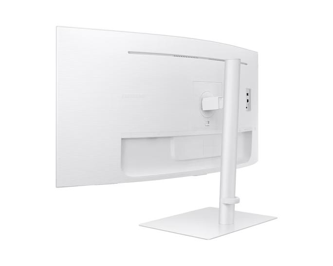 Monitor Samsung ViewFinity S6 S34C650TAU, 34", UWQHD VA Curved, 100Hz, 5ms, HDMI+DP+2x Thunderbolt 4+USB - Bardhë - 4