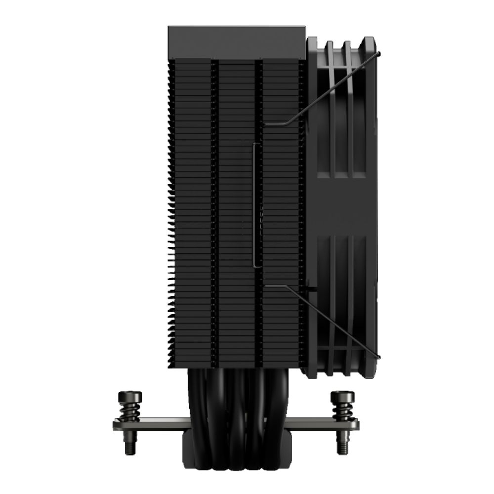 Ftohës për Procesor Gamdias BOREAS M2-51D / 120mm / 5 Heat Pipes / ARGB / Ekran Dixhital / PWM - Zezë - 5