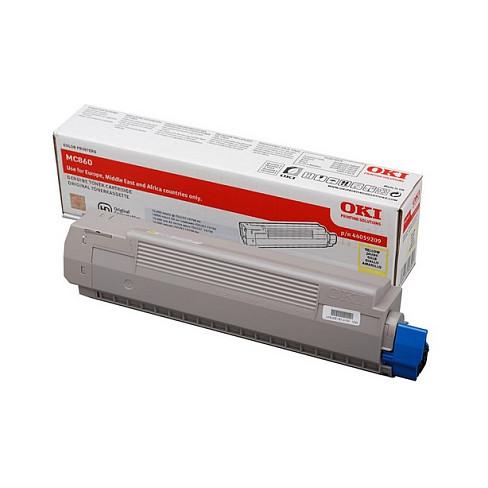 Toner OKI 44059209, 10.000 faqe - Verdhë