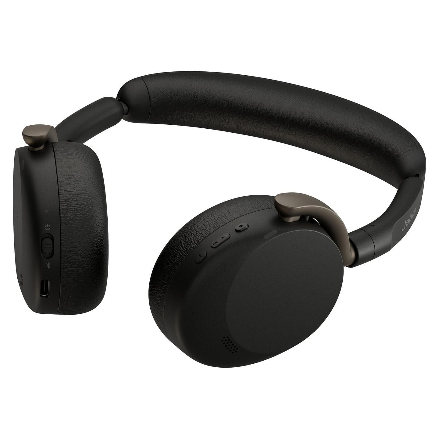 Kufje pa kabllo Jabra Evolve3 65 Flex UC Stereo / Link 390c / USB-C / ANC / Wireless Charging Pad - Zezë - 4