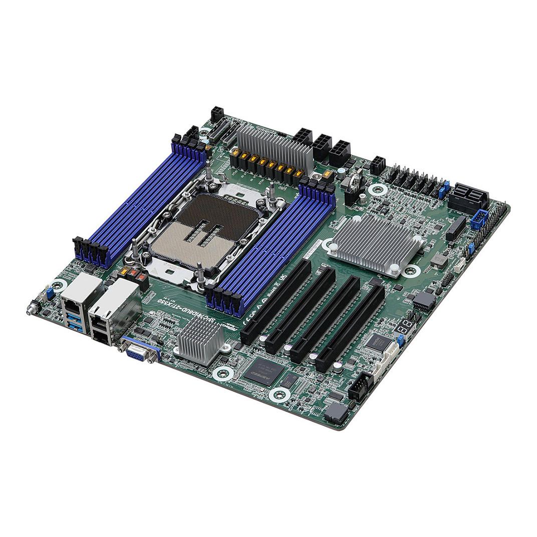 Pllakë Amë MB Intel ASRock Rack SPC741D8UD-2T/X550, LGA4677, C741, DDR5, Deep Micro-ATX, 8x DIMM, 4x PCIe 5.0 x16, 2x 10GbE - 2