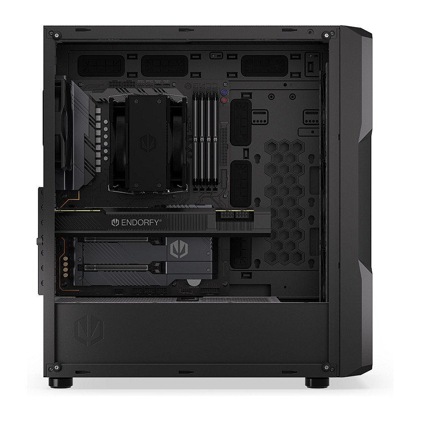 Kasë PC ENDORFY Regnum 400 Air / Mid Tower / ATX / 3x 120mm Front + 1x 120mm Rear Fan / Mesh / 360mm Radiator - Zezë - 12