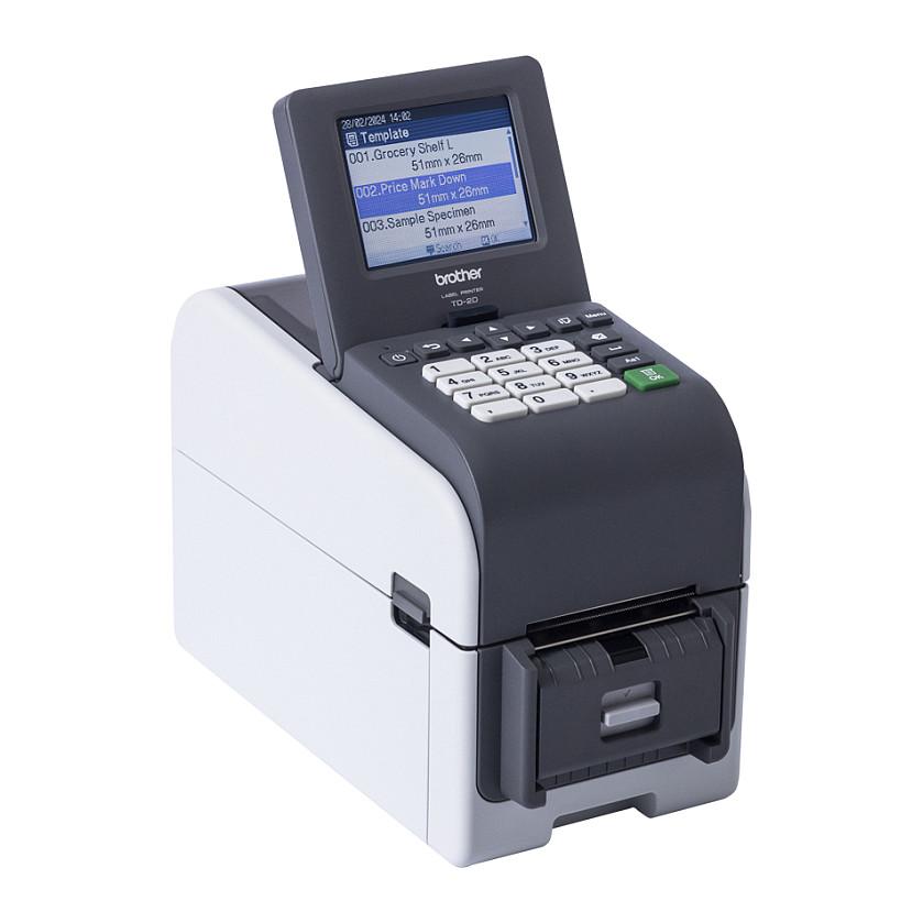 Printer Label Brother TD-2320DSA300, Termik Direkt, 300 dpi, 152.4 mm/s, USB 2.0, USB Host, LAN - Zezë/Hiri - 8