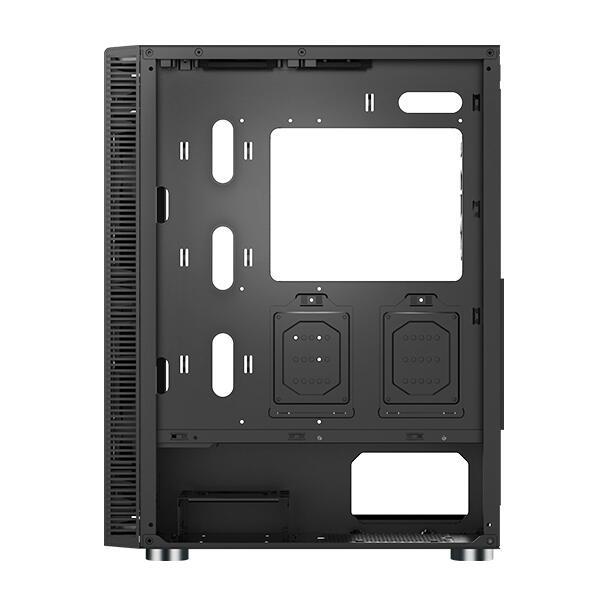 Kasë PC Montech X3 MESH / Midi Tower / ATX / 6x RGB Fan / Tempered Glass – Zezë - 3