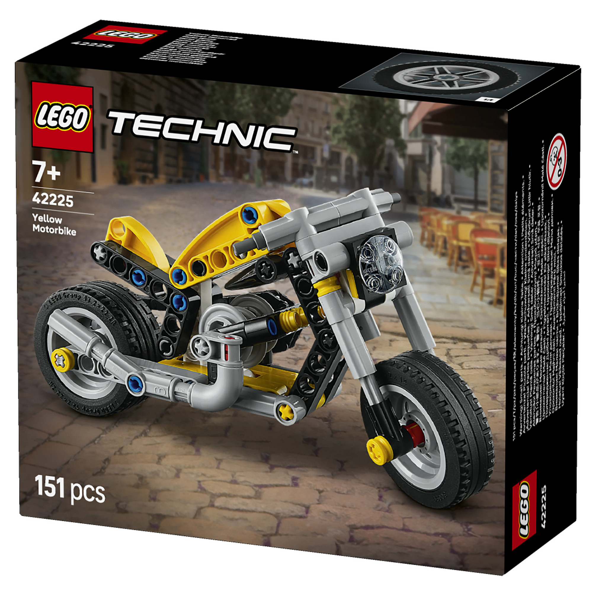 LEGO Technic Yellow Motorbike 42225 - 10