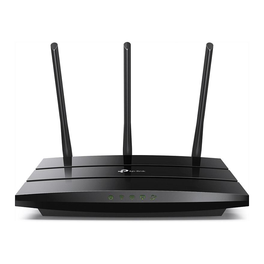 Ruter TP-Link Archer A8, Wi-Fi 5 AC1900, Dual-Band, 600 + 1300Mbps, 3×3 MU-MIMO, 1× Gigabit WAN + 4× Gigabit LAN - Zezë