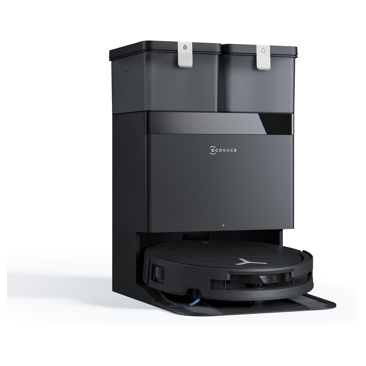 Fshesë Robotike ECOVACS DEEBOT T50 Omni Gen3 / TrueDetect 3D / Ecovacs YIKO 2.0 / Stacion Vetëpastrues OMNI - Zezë - 3
