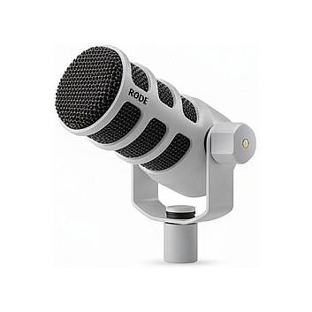 Mikrofon RØDE PodMic USB, Dinamik, Kardioid, XLR, USB-C, APHEX DSP, 3.5 mm - Bardhë