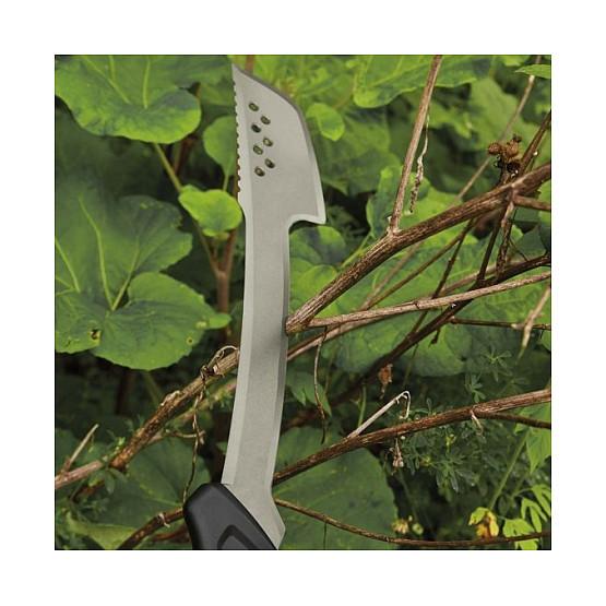 Mjetë Kopshti Fiskars Solid 1051236, 46cm, me Kokë sëpatë, Teh i Dhëmbëzuar - Zezë/Portokalli - 3