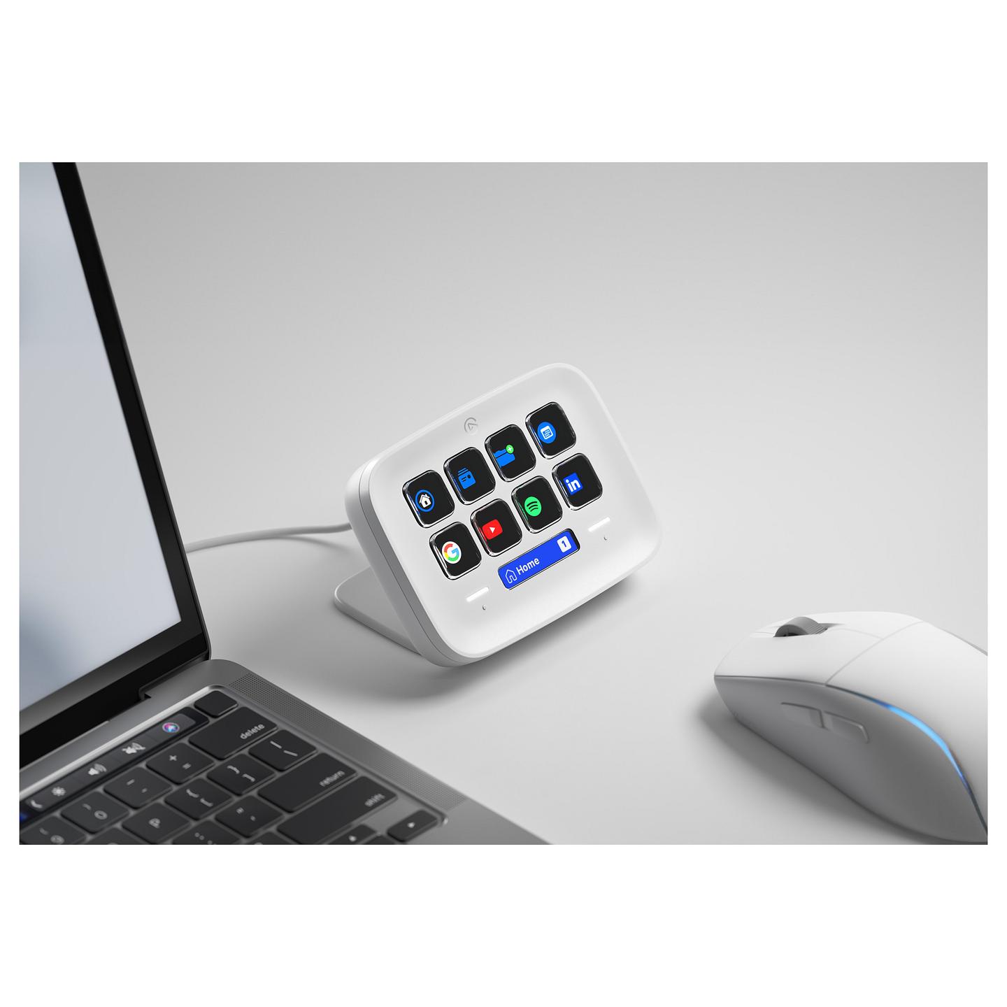 Kontrollues i shkurtoreve Elgato Stream Deck Neo, 8 taste LCD të personalizueshme, 2 pika prekëse, USB-C - Bardhë - 4
