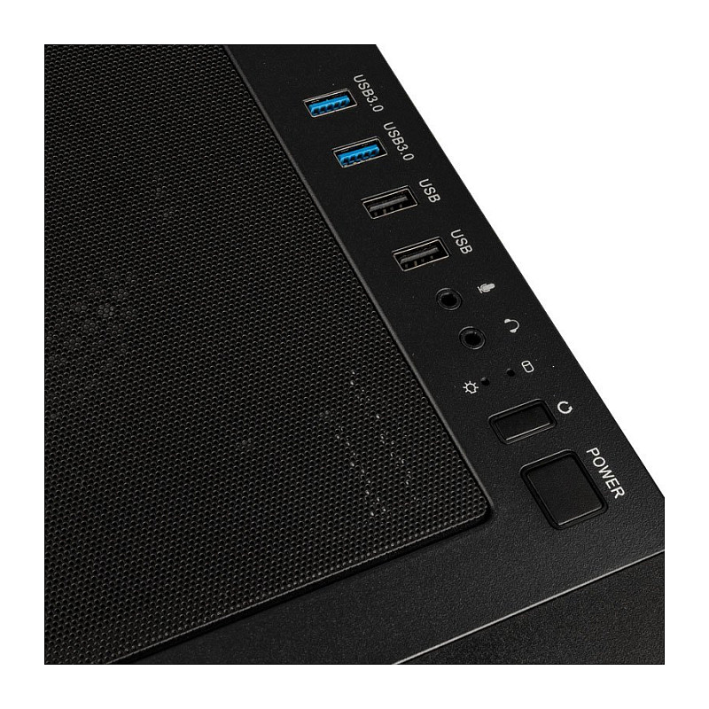 Kasë PC Kolink Unity Meshbay Performance / Midi Tower / ATX / 3x 120mm PWM Fan / Mesh - Zezë - 5