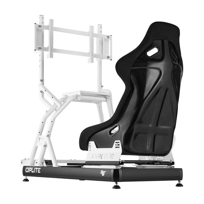 Mbajtëse për Monitor OPLITE R8 Single Monitor Mount / 100738 / OP-R8-SMMW / VESA / Deri 30 kg / Për R8 FURY / Çelik – Bardhë - 3