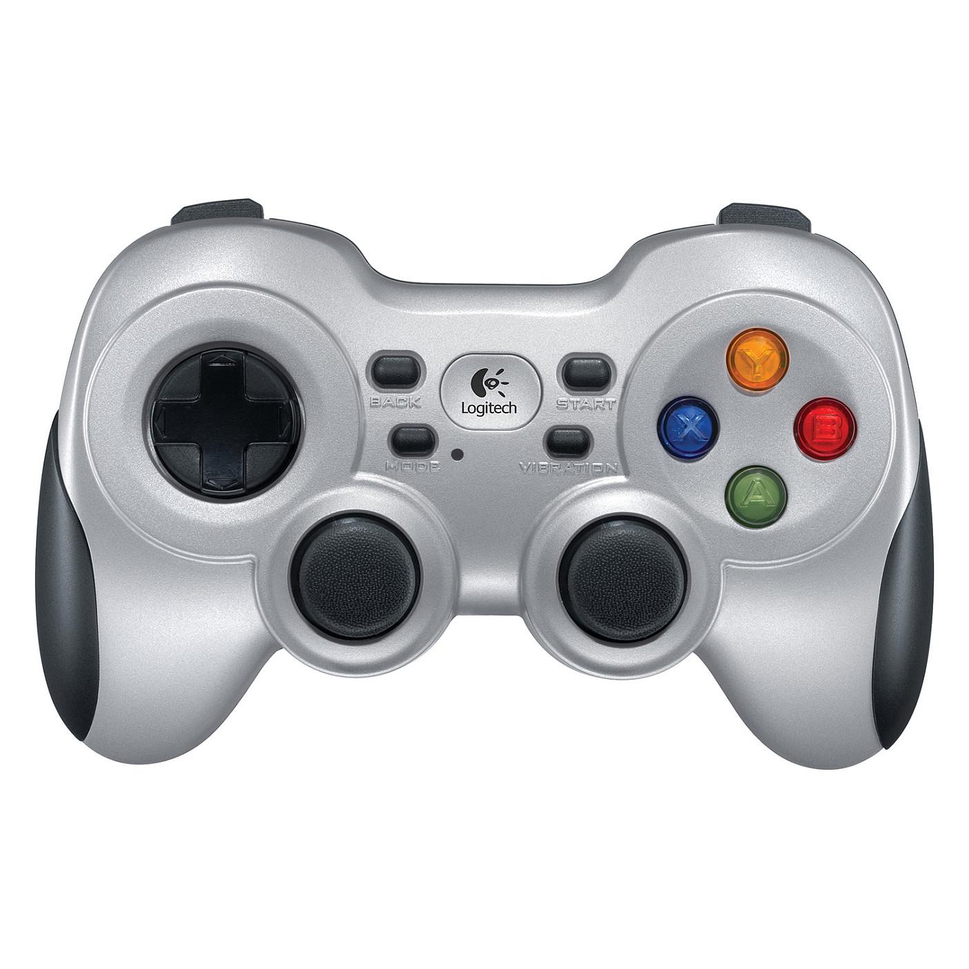 Kontroller për PC Logitech G F710 / Wireless 2.4GHz / XInput & DirectInput / Vibration Feedback / USB – Zezë/Argjend - 2