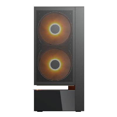 Kasë PC COUGAR CFV235 Vision / Mid Tower / ATX / 2x 160mm + 3x 140mm Fan Support / Mesh / 9.16" LCD / 360mm Radiator / ARGB - Zezë - 2