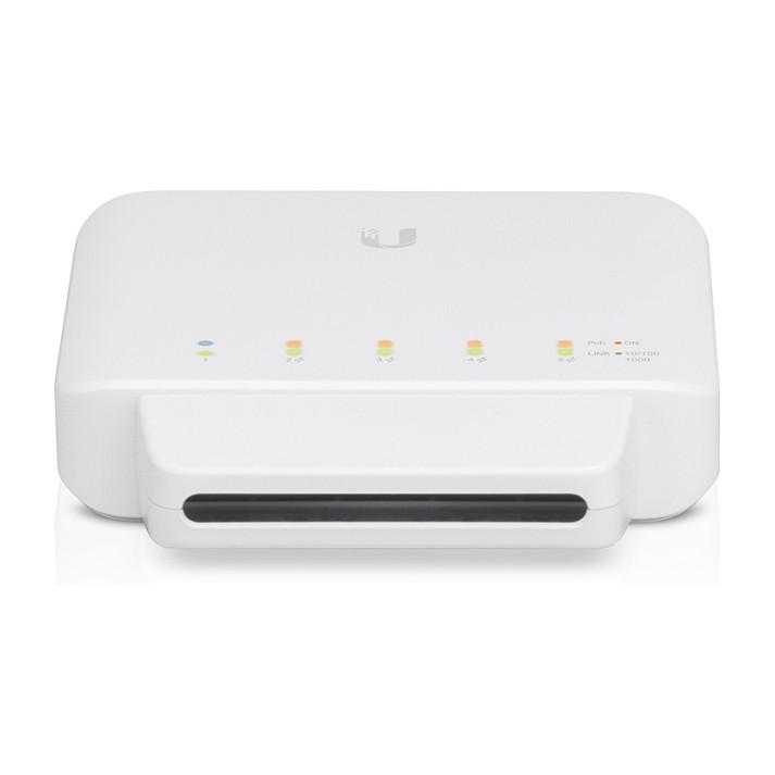 Switch Ubiquiti UniFi USW-Flex, 5x Gigabit Ethernet, 4x PoE+, Switching Capacity 10Gbps, Layer 2 Managed, Indoor/Outdoor - Bardhë - 9
