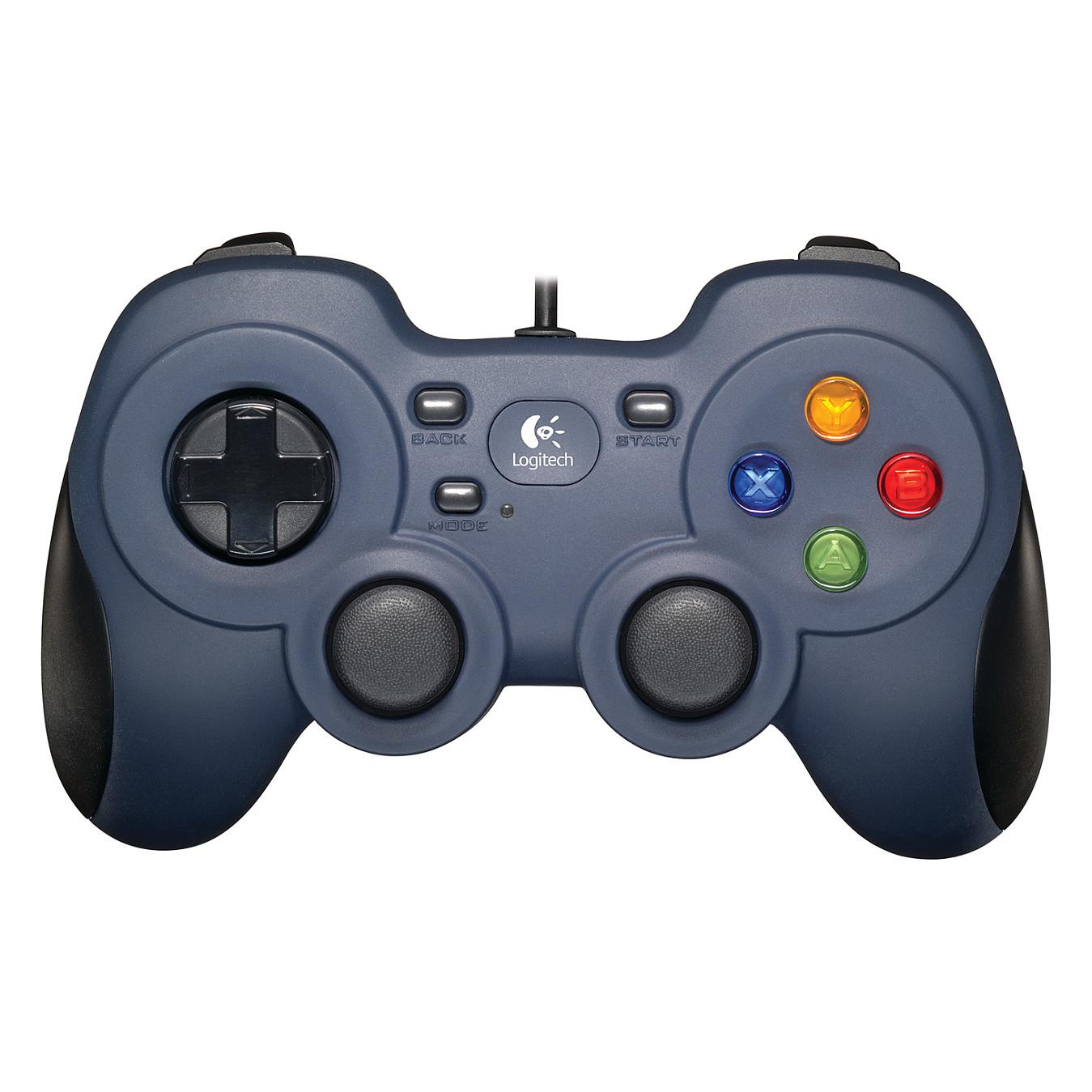 Kontroller për PC Logitech G F310 / Wired / USB / 10 Butona / 2 Joystick-e Analoge / 1.8m – Zezë/Blu - 2