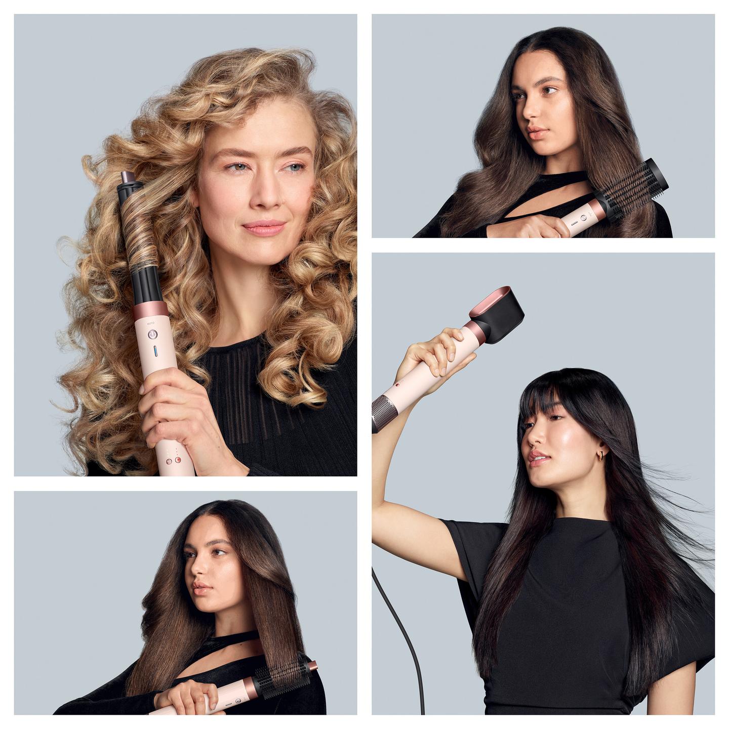 Stilues flokësh Dyson Airwrap Co-anda2x, Straight+Wavy, 6-në-1, 1300 W - Roze - 21