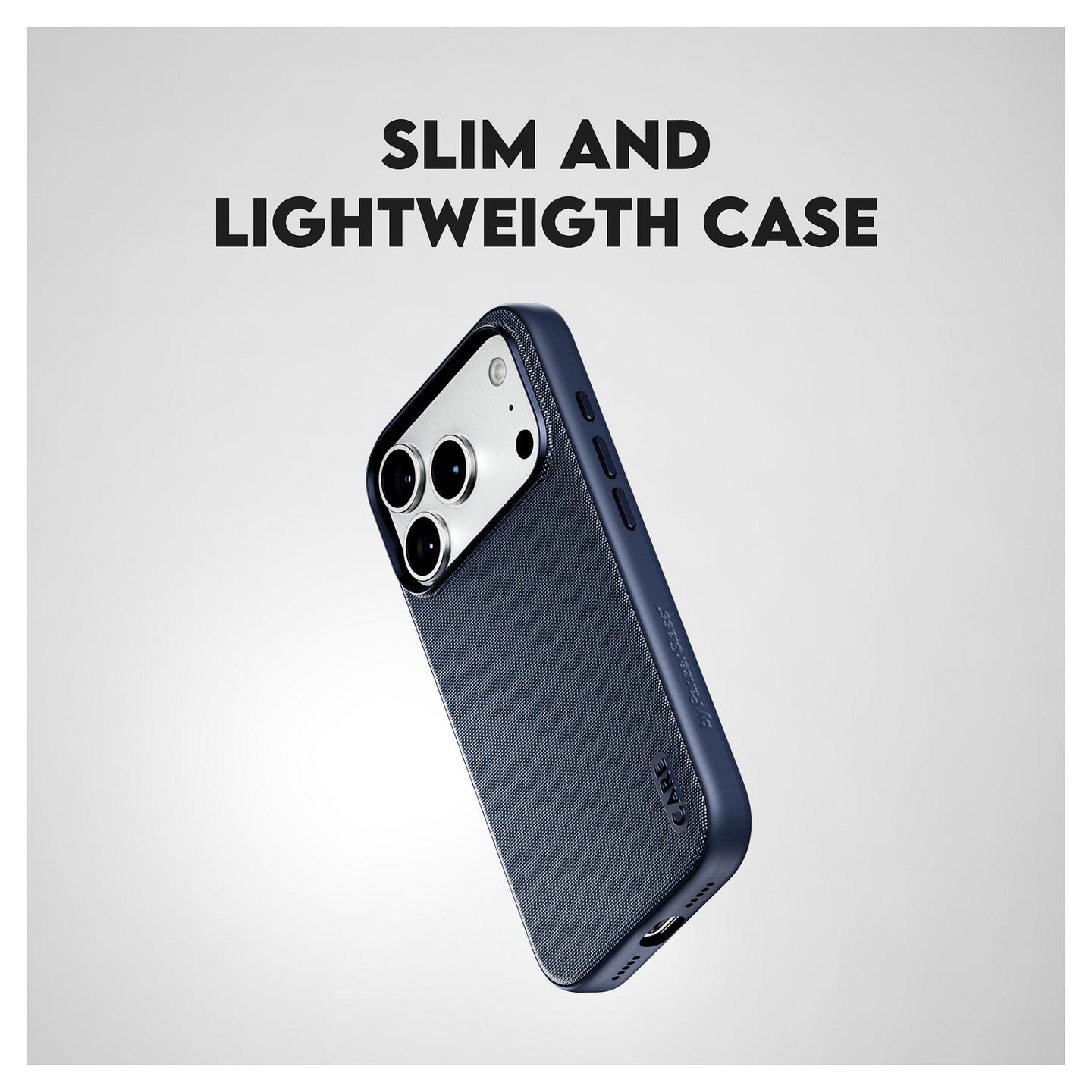 Aksesorë për telefon PanzerGlass CARE Fusion Fabric / iPhone 17 Pro / iPhone 18 Pro / MagSafe / Tekstil - Blu - 8