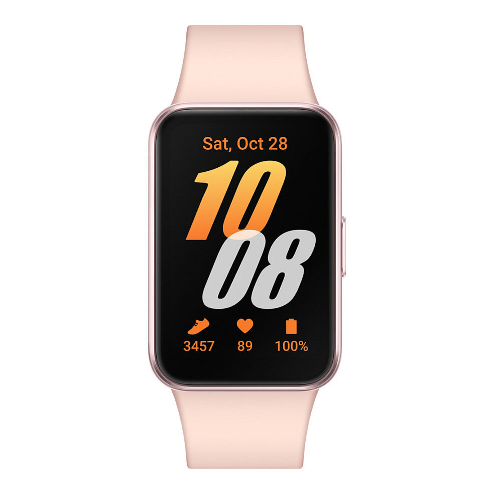 Orë e Mençur Samsung Galaxy Fit3 / AMOLED 1.6" / Bluetooth / 256MB / BioTracker - Pink/Gold - 2