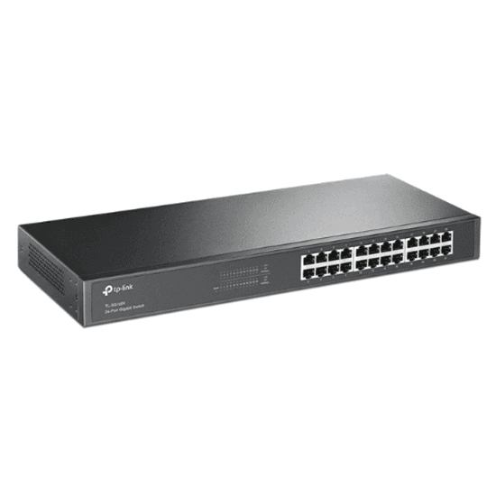 TP-Link TL-SG1024 24-Port Gigabit Unmanaged Switch – 24× RJ45 10/100/1000Mbps, 48Gbps, 35.7Mpps, Rackmount 19" 1U – E Zezë